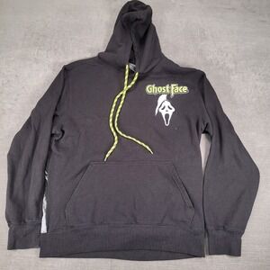Ghost Face Hoodie Scream Movie Black Pullover Bioworld‎ Sweatshirt Medium